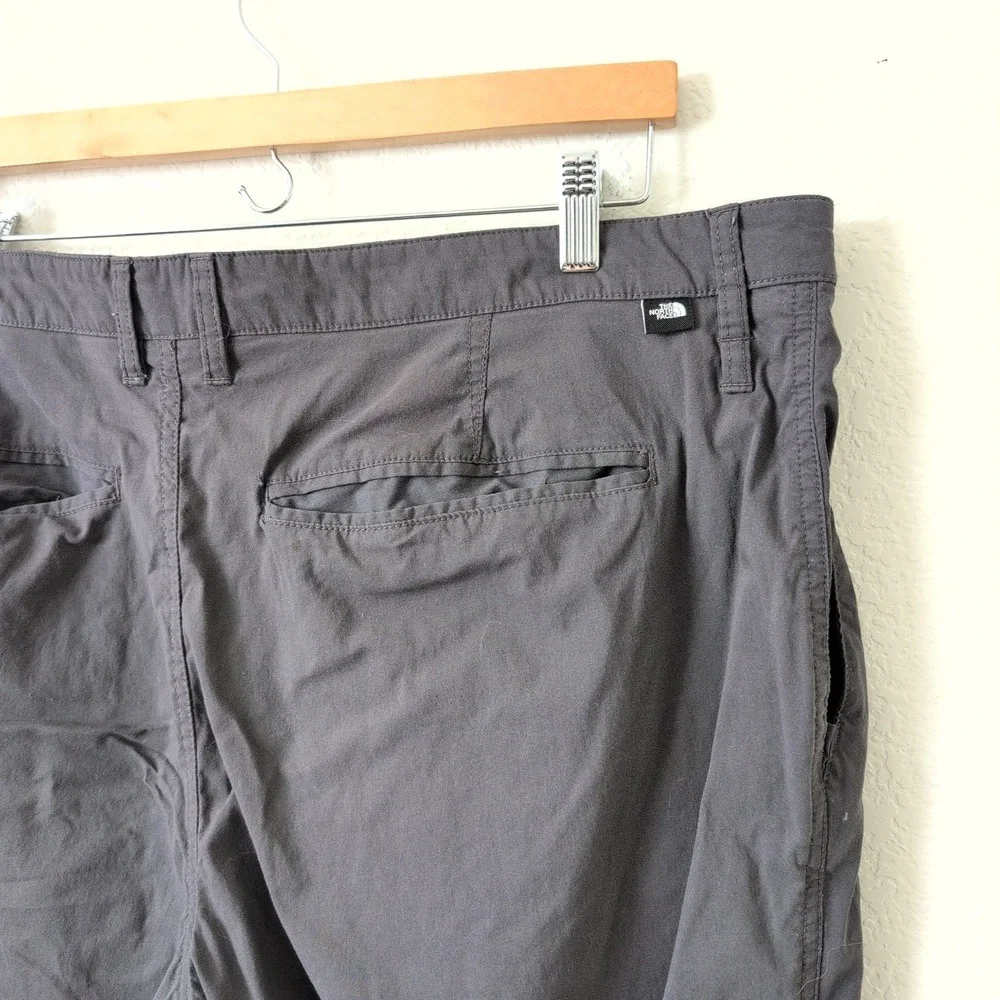 The North‎ Face Granite Mens Hiking Pants Gray Cotton Nylon Stretch 40x29 Short